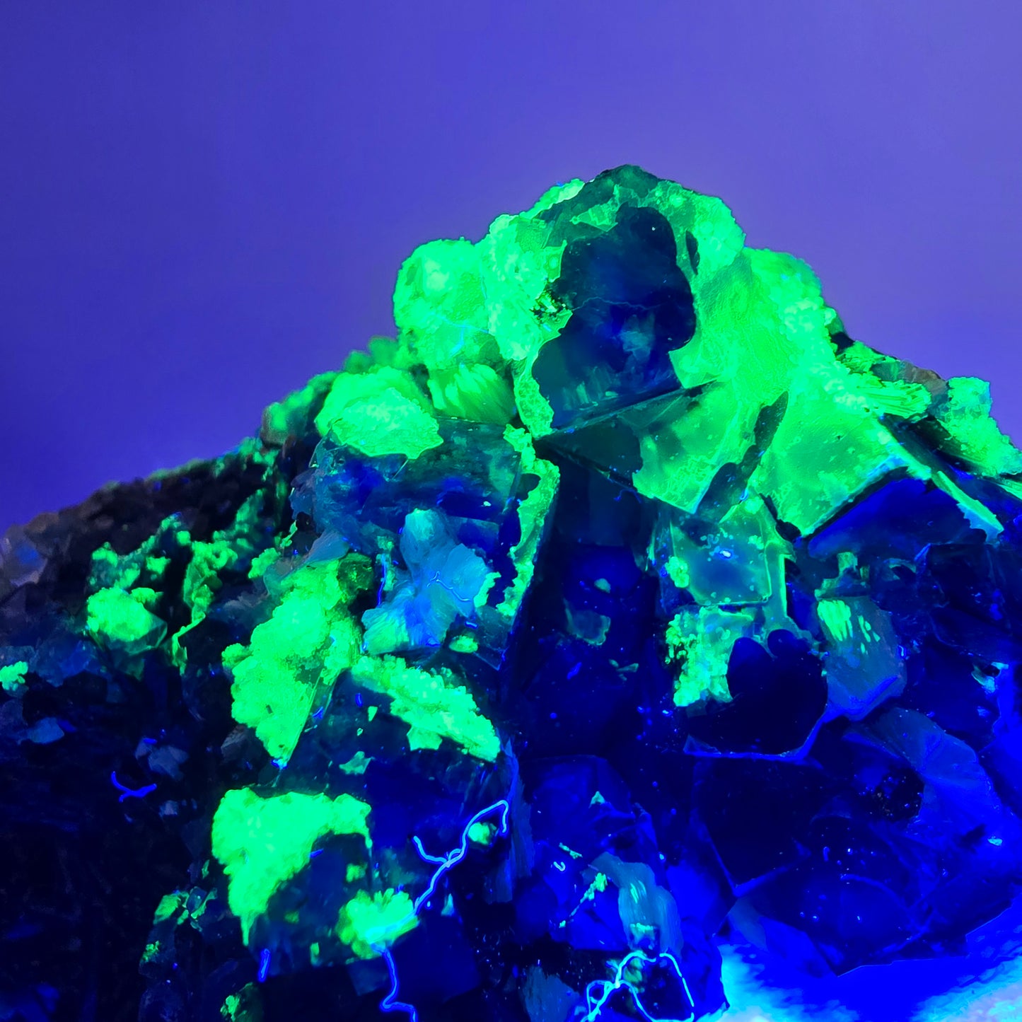 Fluorite fantôme XL, muscovite, hyalite, quartz fumé, tourmaline Schörl, Erongo, Namibie, 107 x 105 x 67 mm