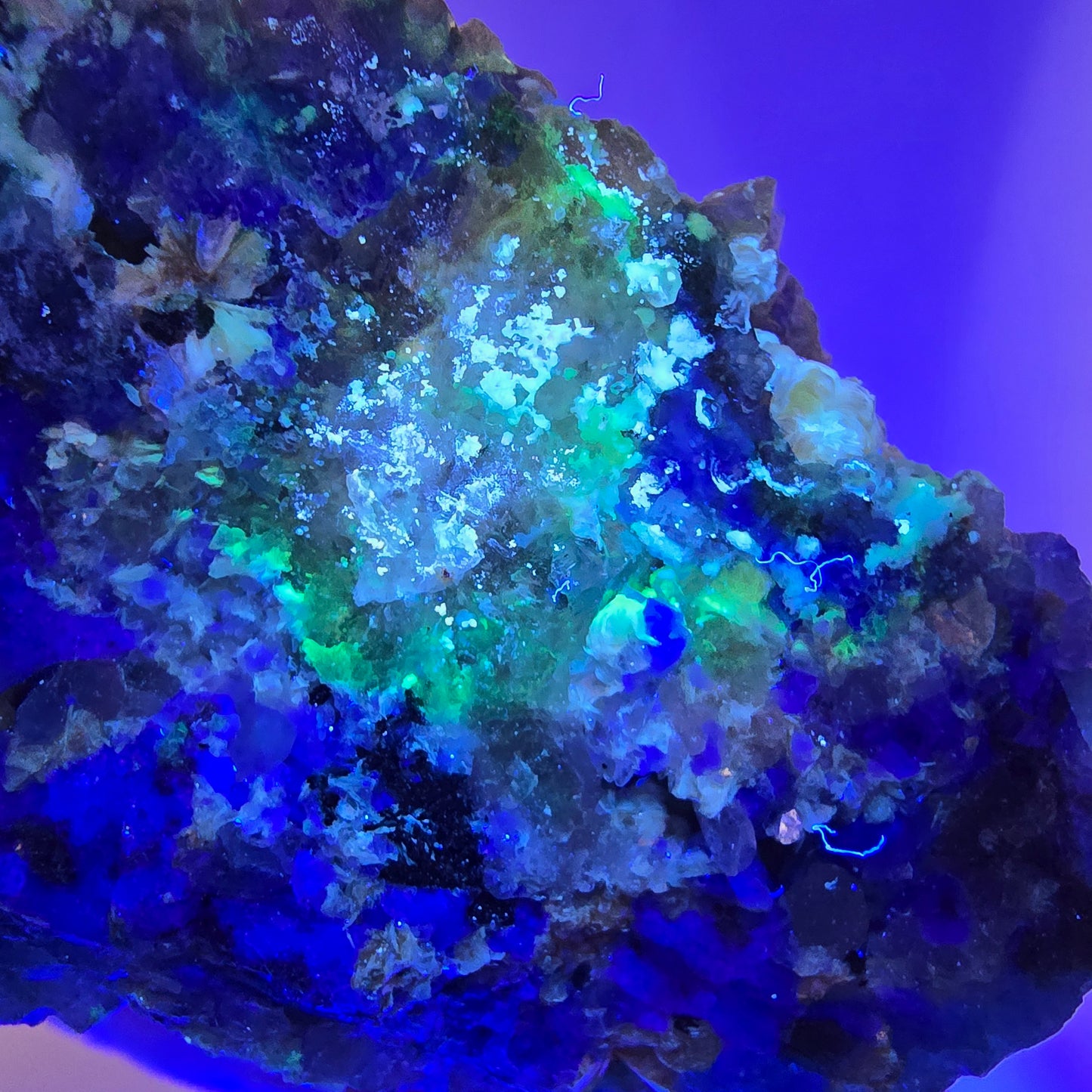 Fluorite fantôme Schörl Tourmaline Muskovite Hyalite Stage Erongo, Namibie 78*45*42mm
