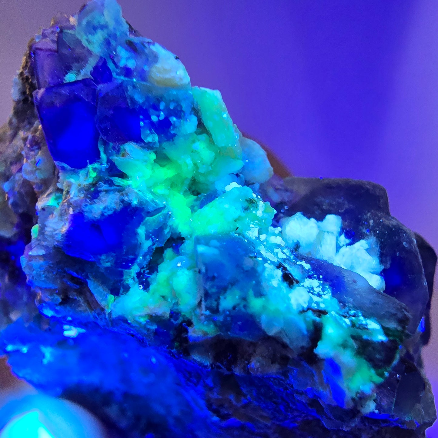 Fluorite fantôme Schörl Tourmaline Muskovite Hyalite Stage Erongo, Namibie 78*45*42mm