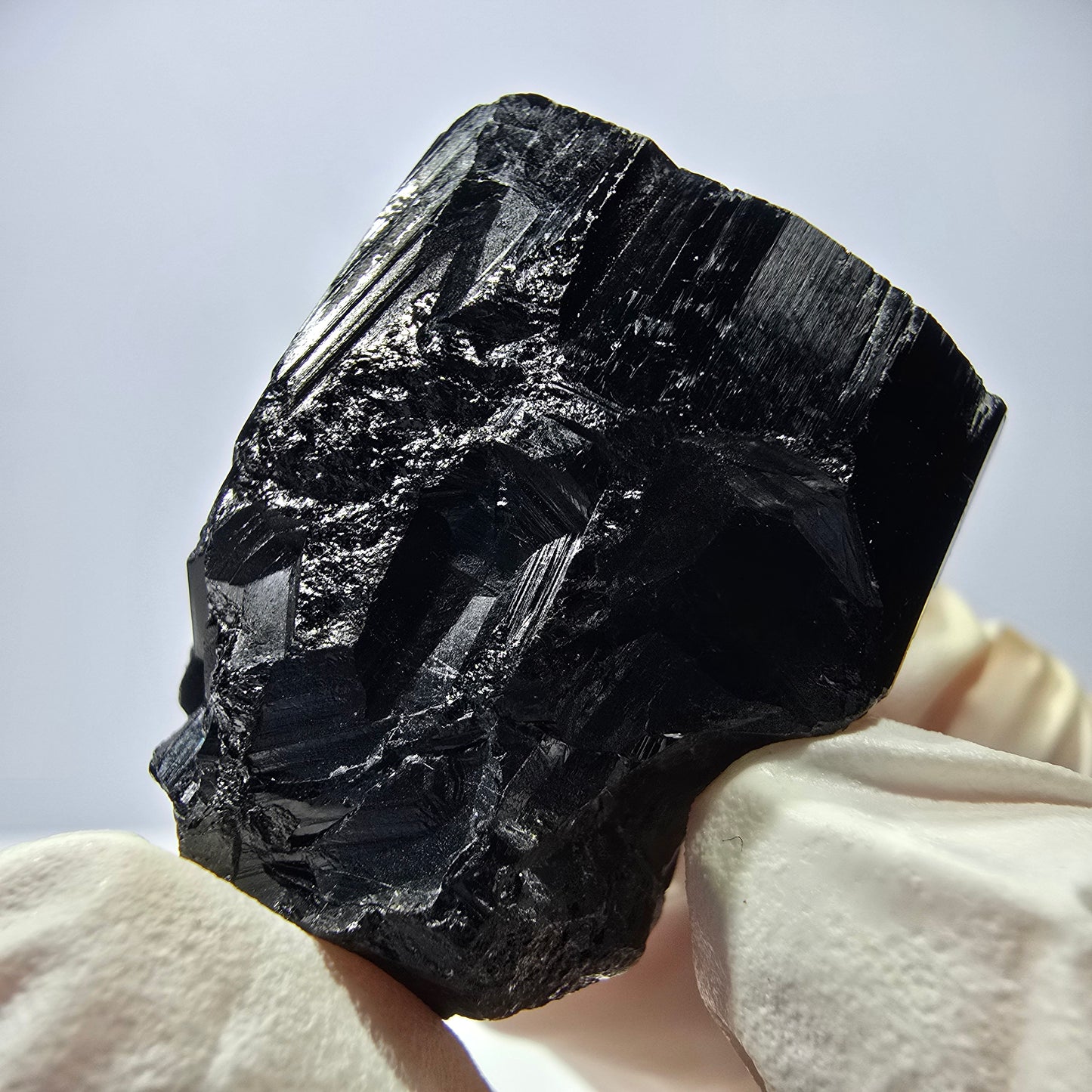 Cristal étoilé de tourmaline Schörl symétrique, Erongo noir, Namibie 34*26*25 mm
