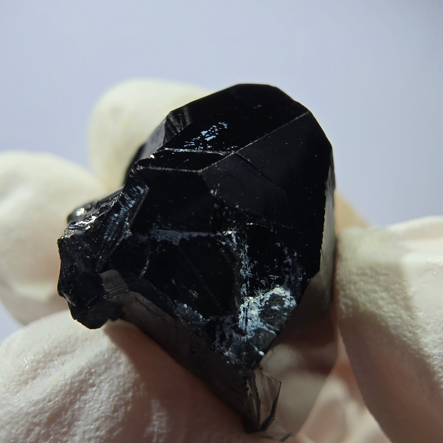 Sym. Tourmaline Schörl, quartz fumé, stade hyalite Erongo, Namibie 23*21*20mm
