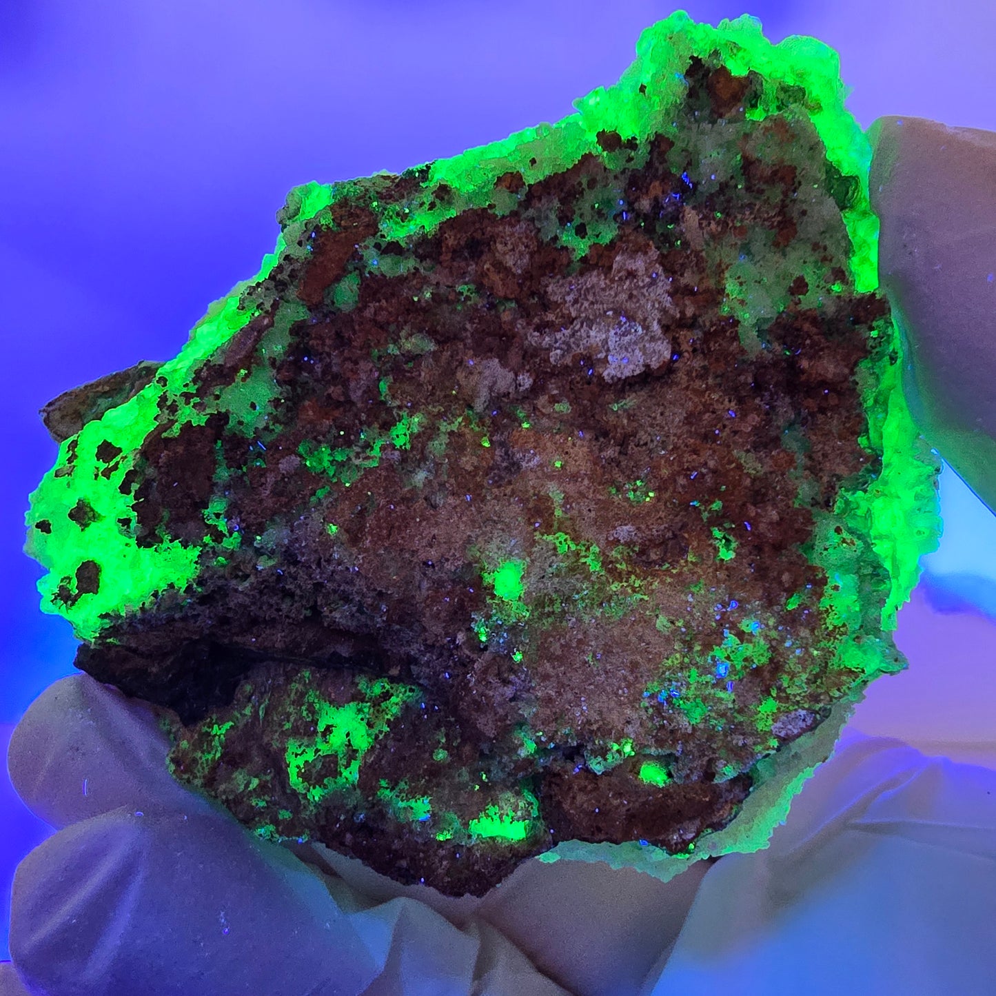 Seltene Hyalit Opal, Orthoklas, Schörl Turmalin Stufe Erongo, Namibia 69*60*36mm
