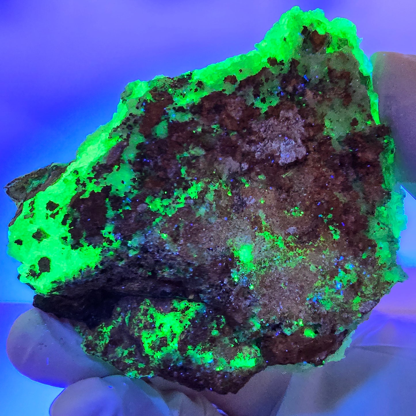 Seltene Hyalit Opal, Orthoklas, Schörl Turmalin Stufe Erongo, Namibia 69*60*36mm