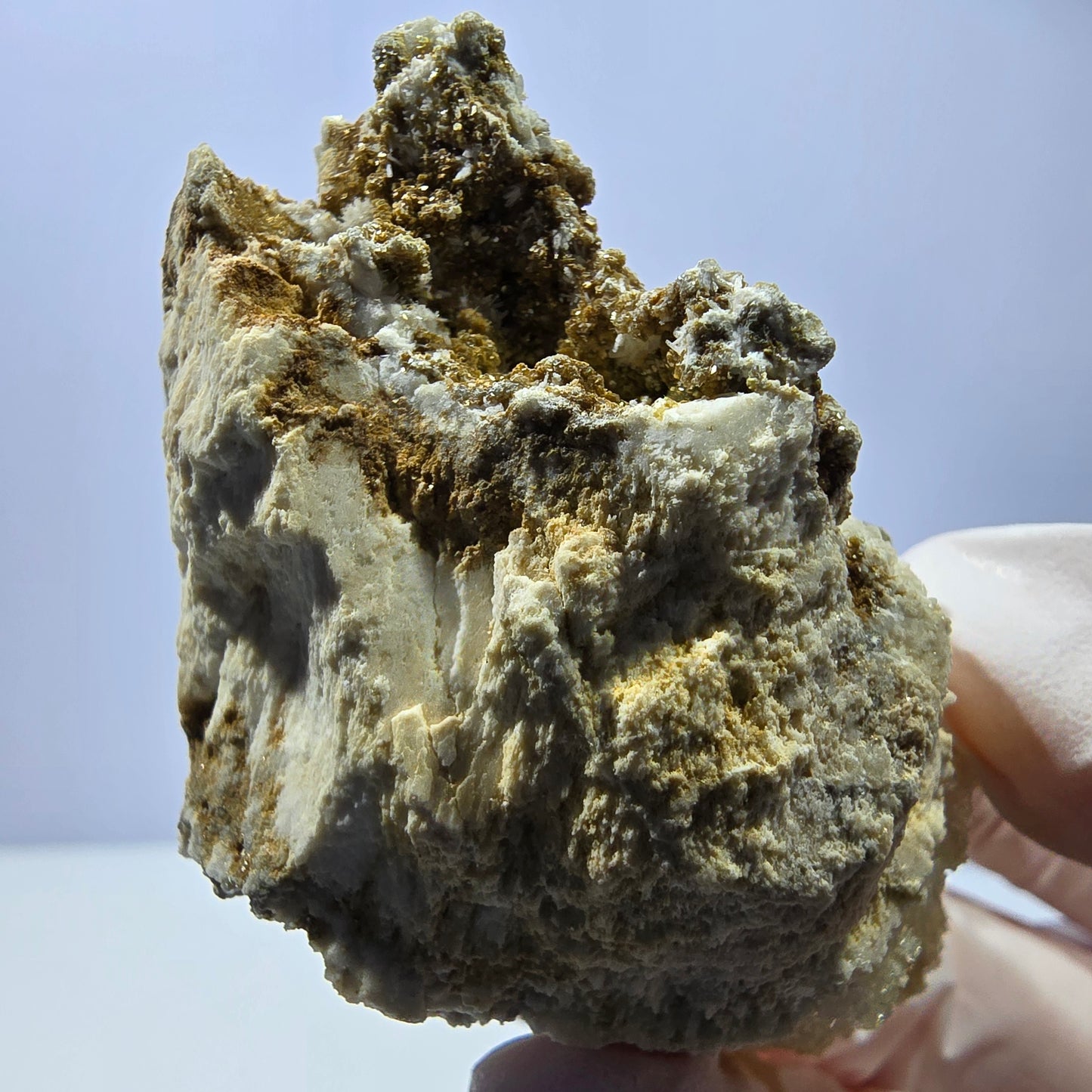 Opale hyalite rare, spécimen d'orthose Erongo, Namibie 64*43*33mm