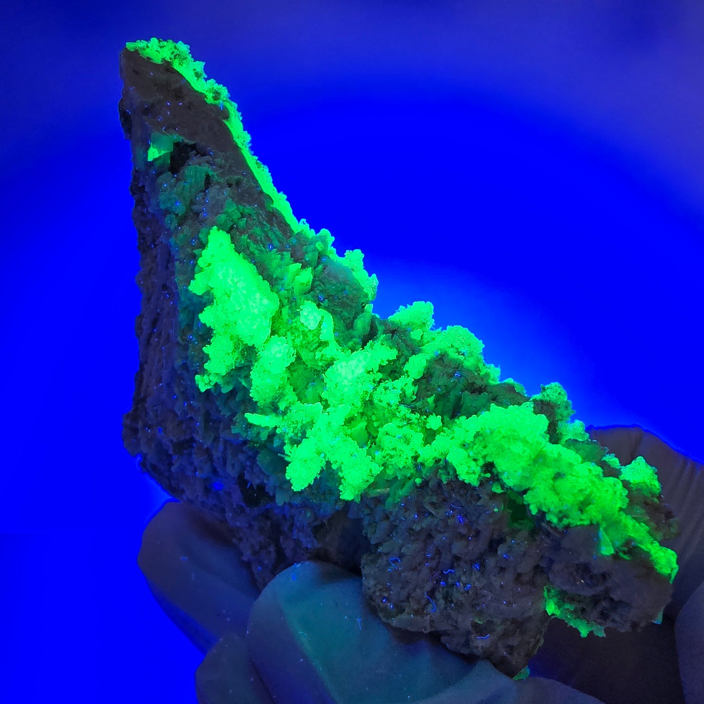 Opale hyalite rare, spécimen d'orthose Erongo, Namibie 75*51*18mm