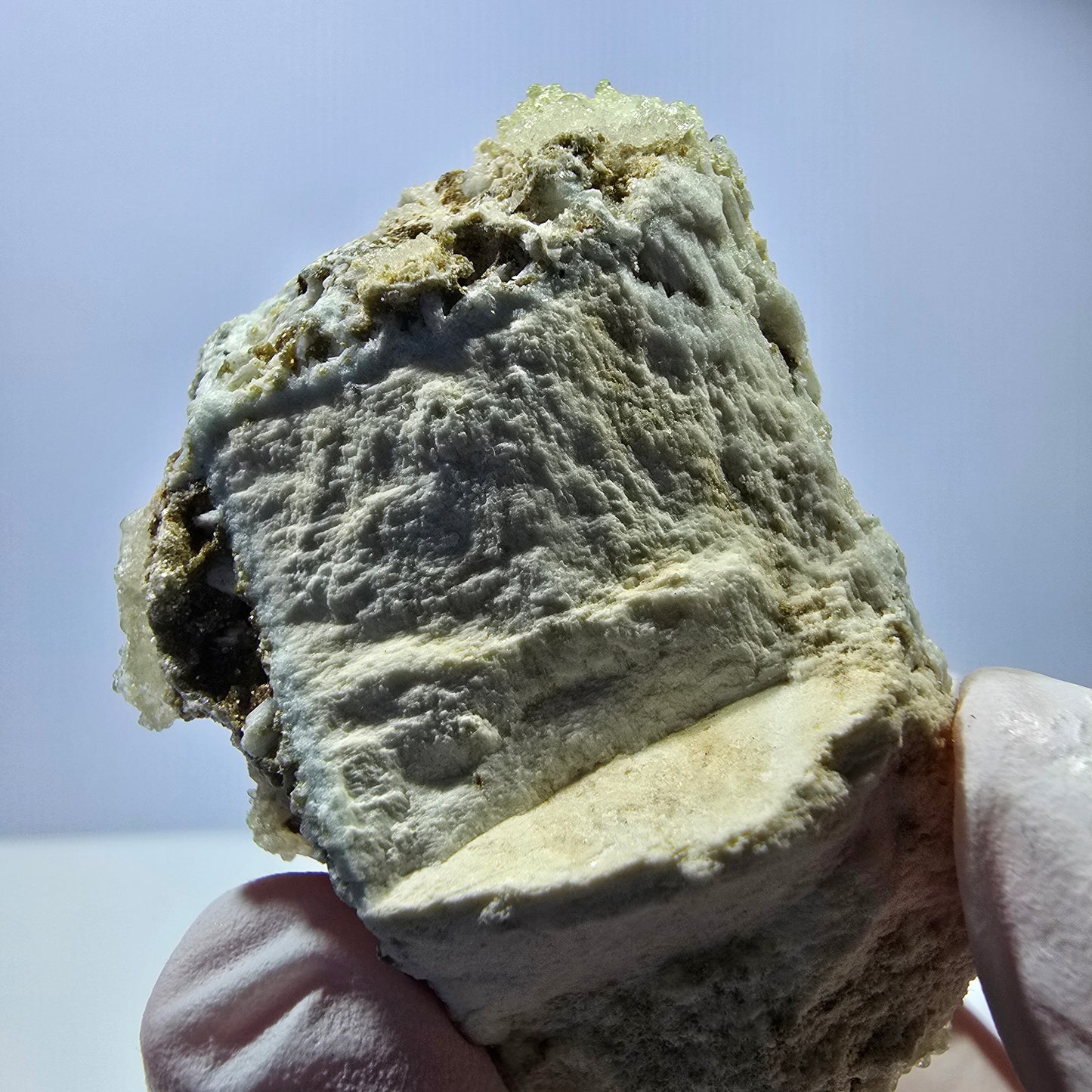 Seltene Hyalit Opal, Orthoklas Stufe Erongo, Namibia 48*44*37mm