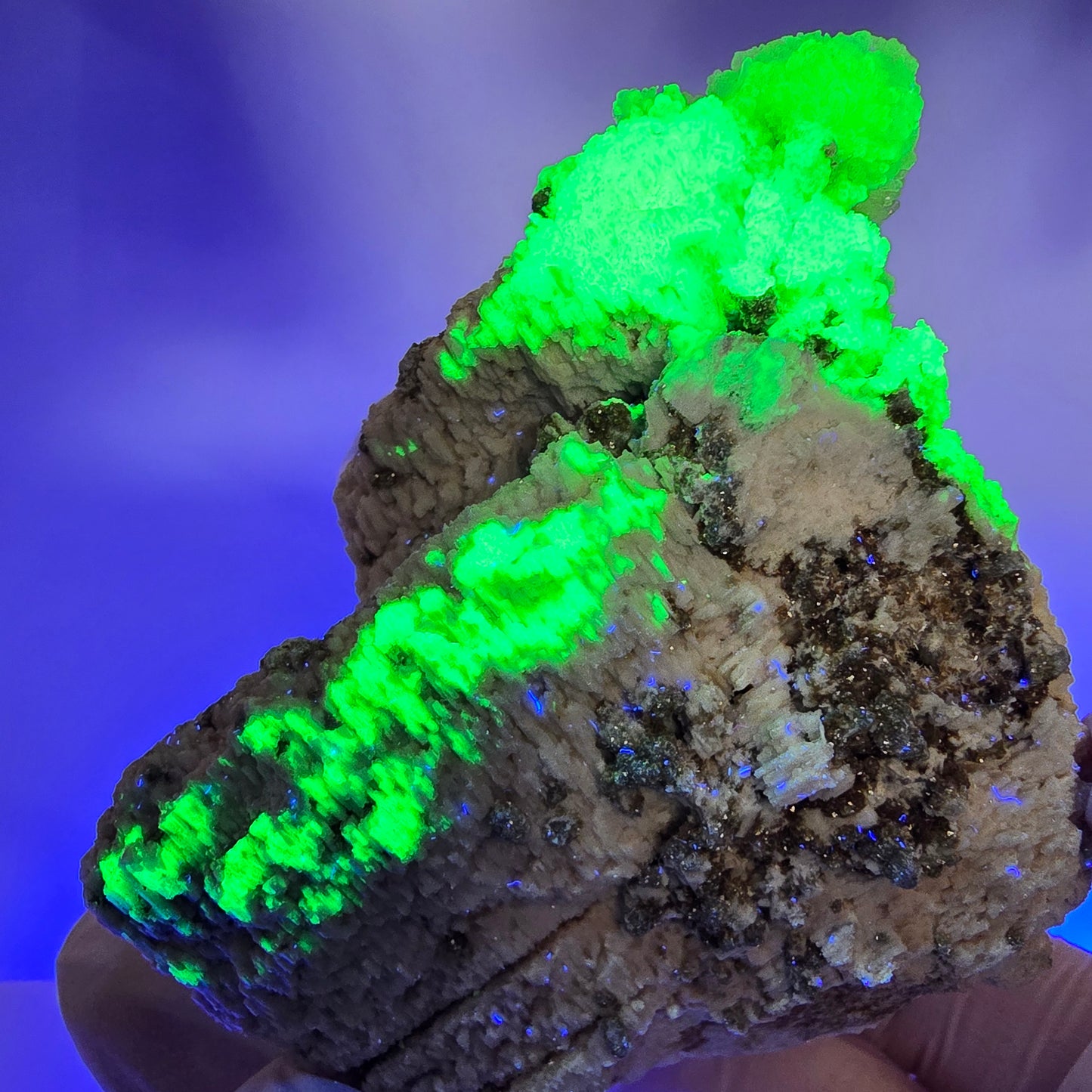 Seltene Hyalit Opal, Rauchquarz, Orthoklas Stufe Erongo, Namibia 75*60*51mm