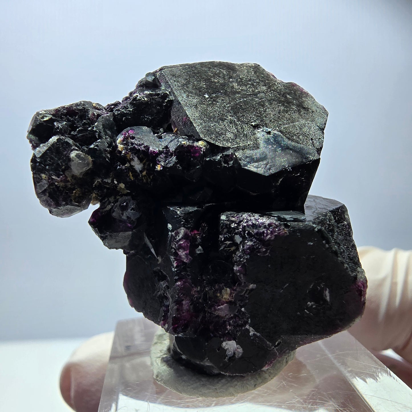 Rare Fluorite Cube Specimen, green purple Okorusu, Namibia 38*33*23mm