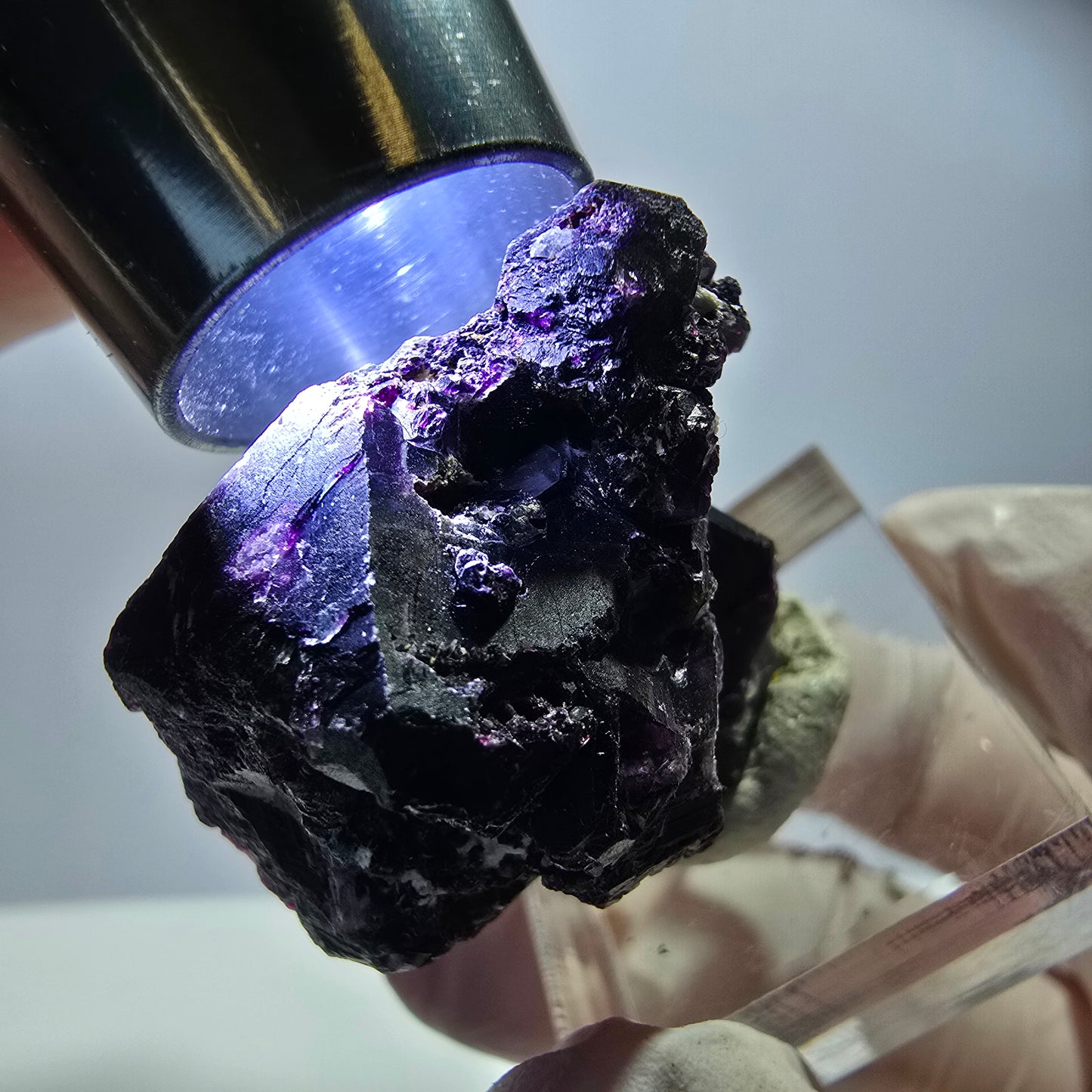 Rare Fluorite Cube Specimen, green purple Okorusu, Namibia 38*33*23mm