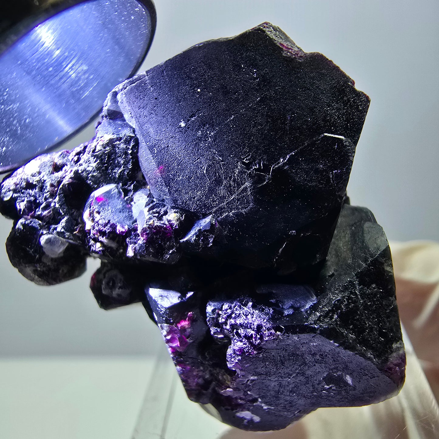 Rare Fluorite Cube Specimen, green purple Okorusu, Namibia 38*33*23mm
