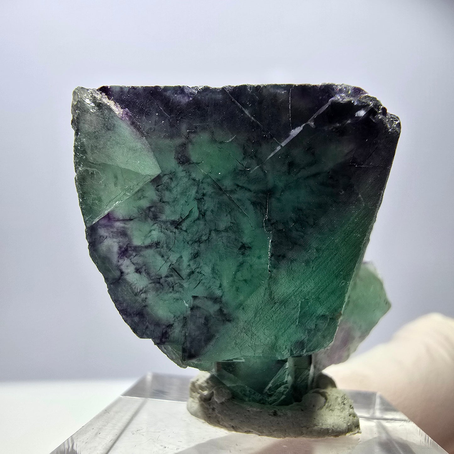 Rare Fluorite Cube Specimen, green purple Okorusu, Namibia 37*28*19mm