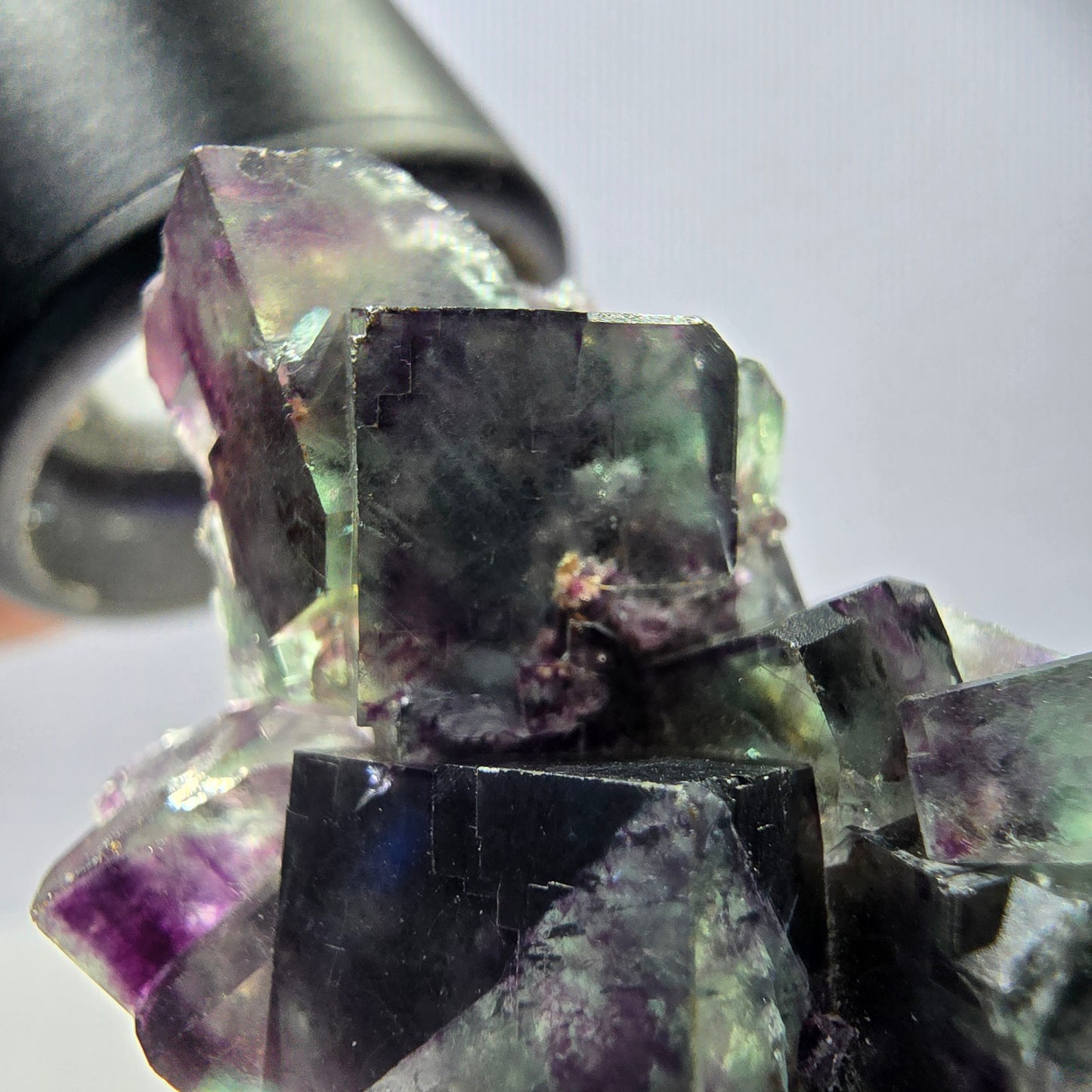 Rare Fluorite Cube Specimen, green purple Okorusu, Namibia 35*24*19mm