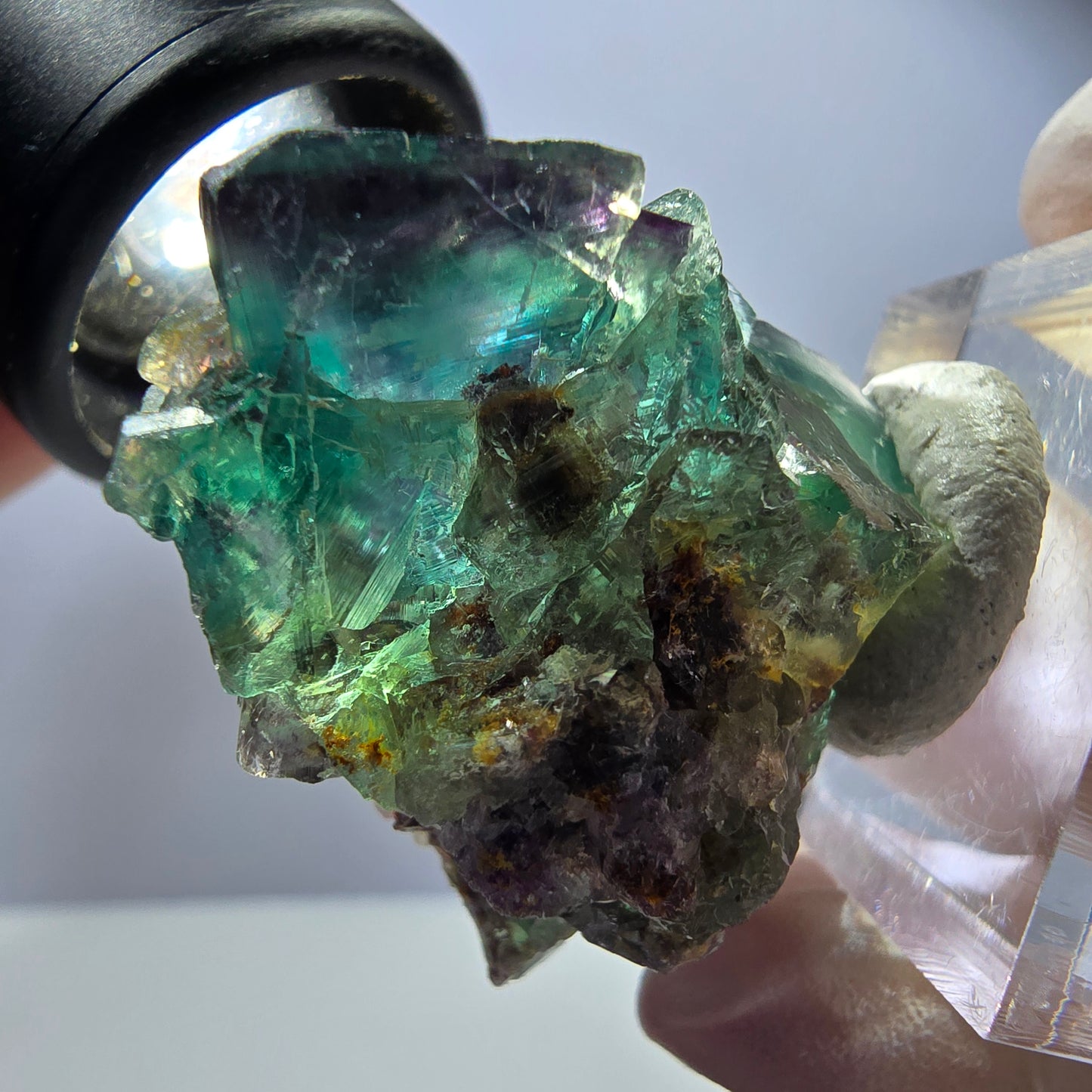 Rare Fluorite Cube Specimen, green purple Okorusu, Namibia 42*31*30mm