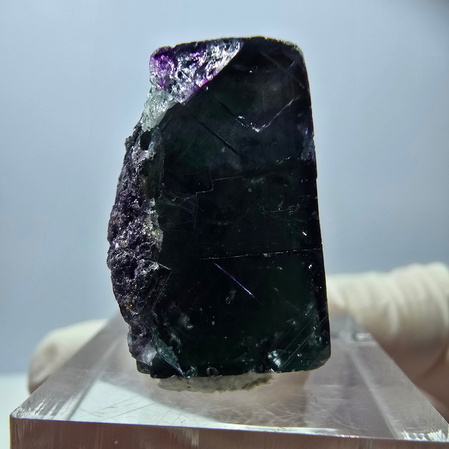 Rare Fluorite Cube Specimen, green purple Okorusu, Namibia 30*22*16mm