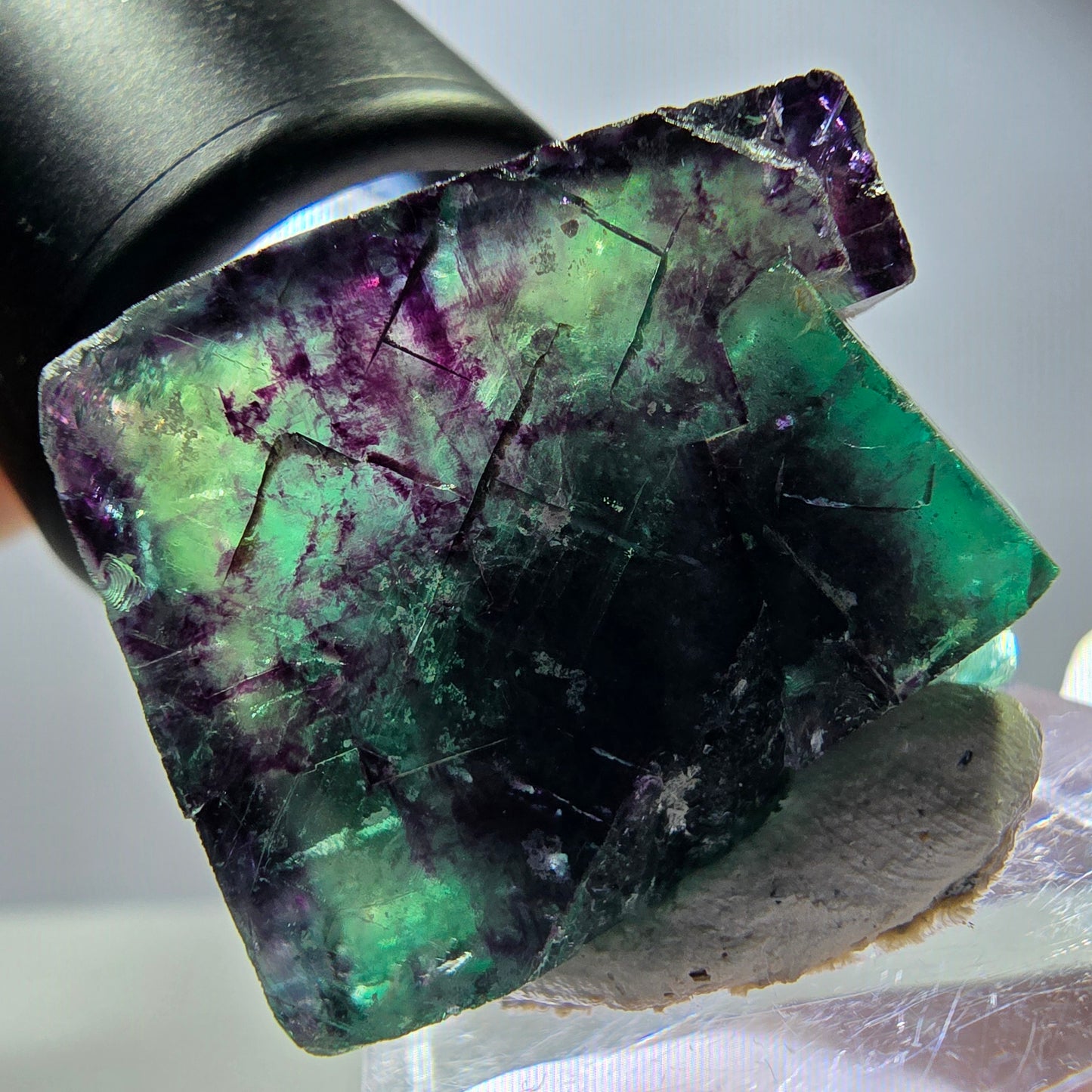 Rare Fluorite Cube Specimen, green purple Okorusu, Namibia 30*22*16mm