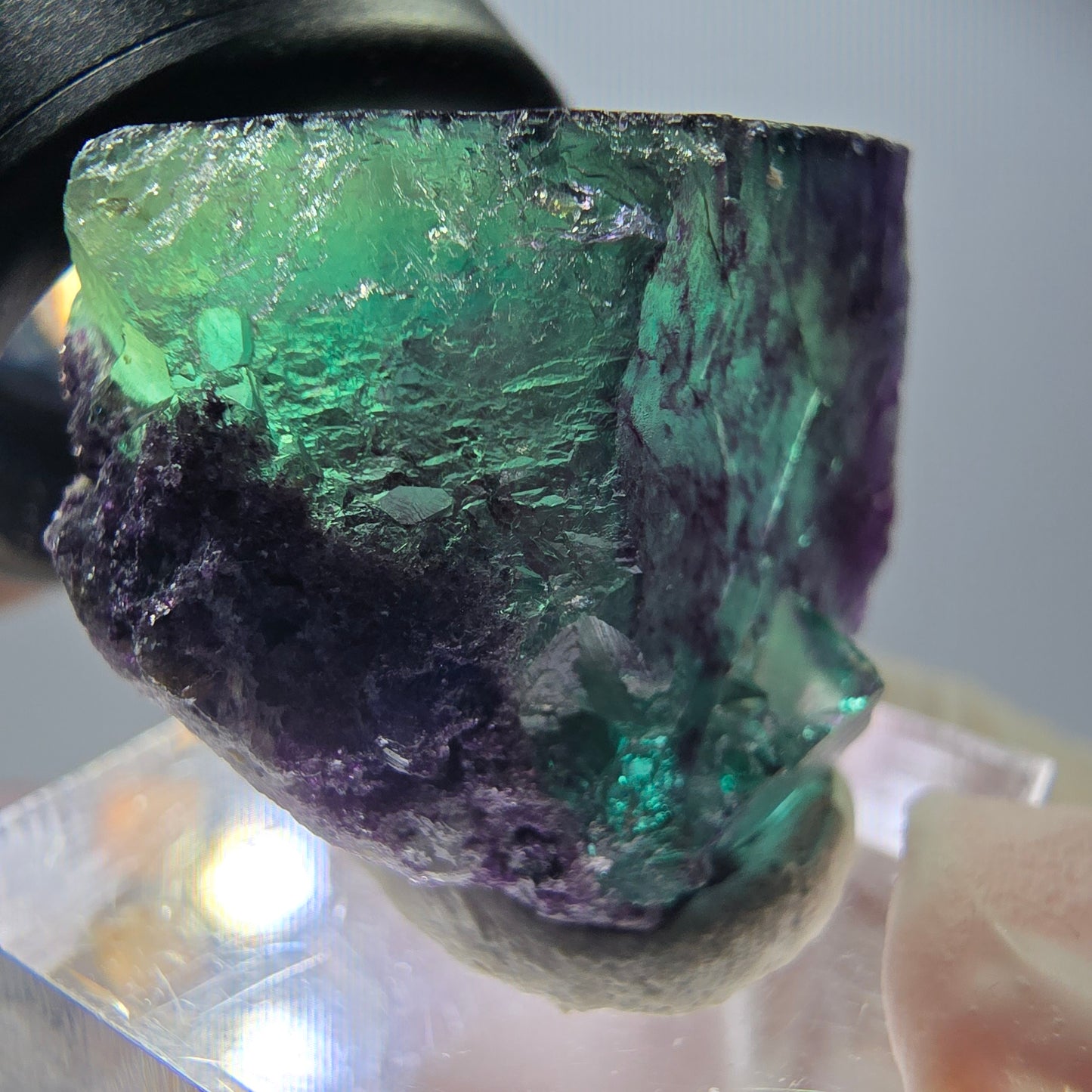 Rare Fluorite Cube Specimen, green purple Okorusu, Namibia 26*24*18mm