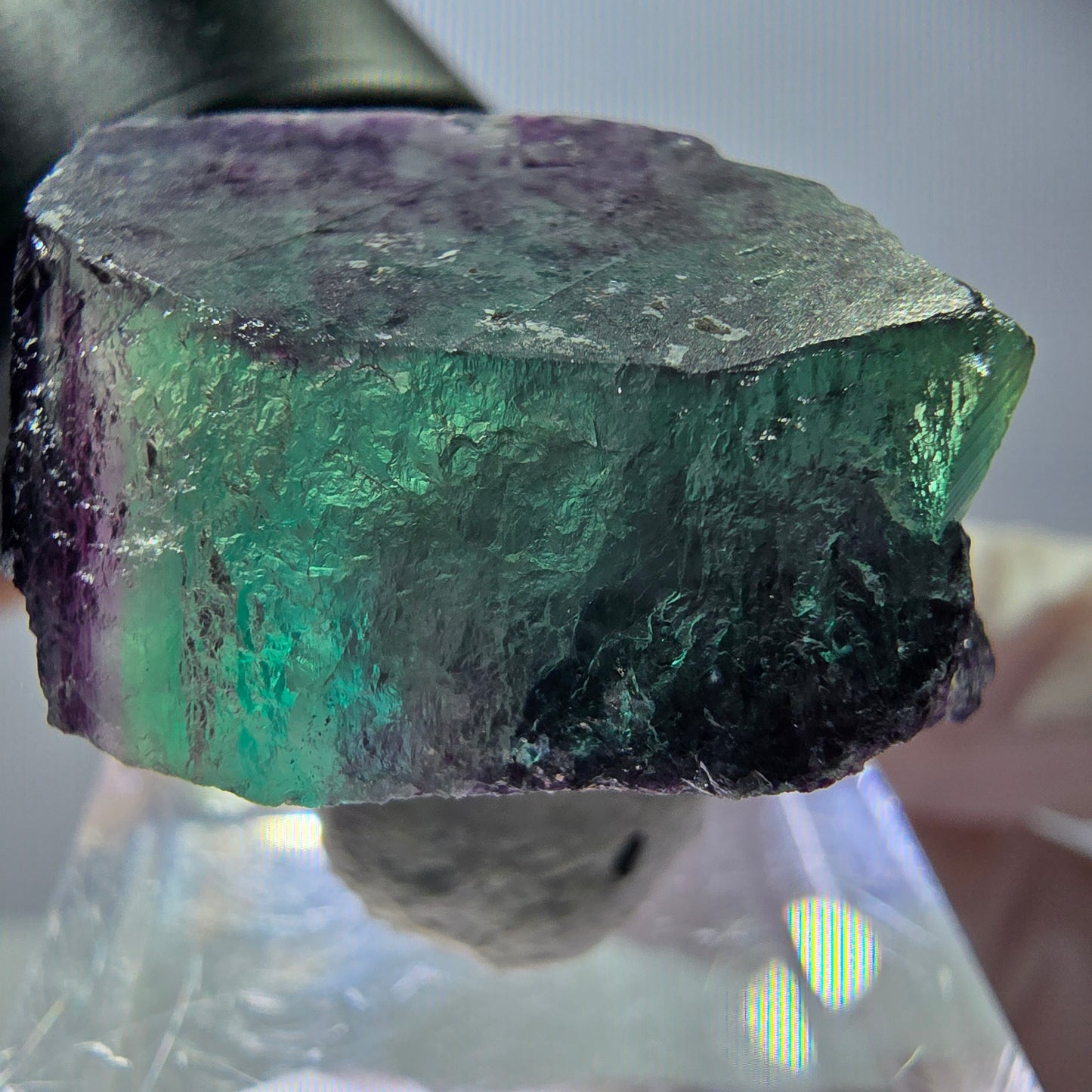 Rare Fluorite Cube Specimen, green purple Okorusu, Namibia 26*24*18mm
