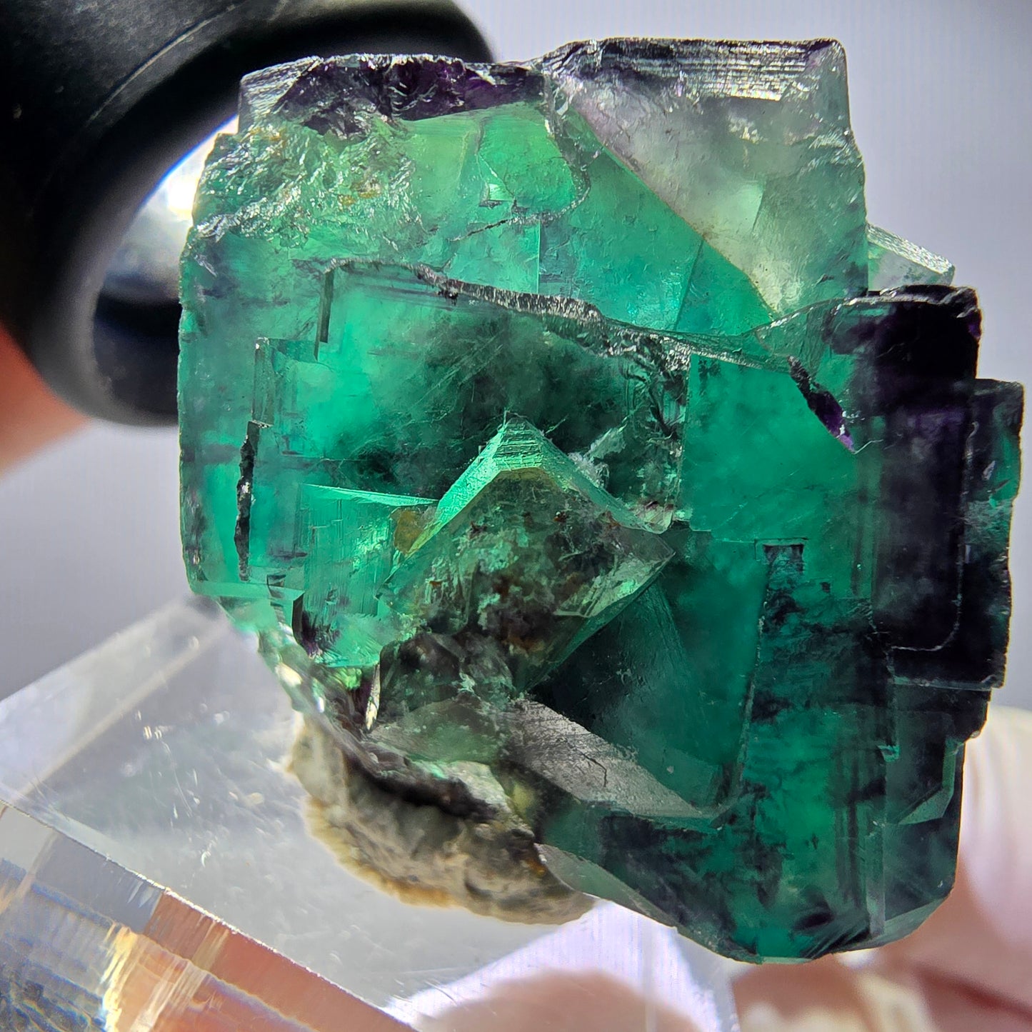 Rare Fluorite Cube Specimen, green purple Okorusu, Namibia 31*28*27mm