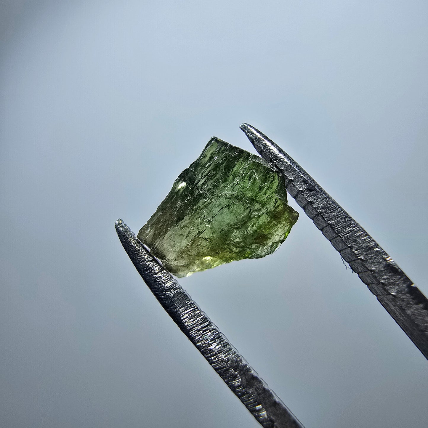Cristal de tourmaline verdélite rare, vert Minas Gerais, Brésil #7988
