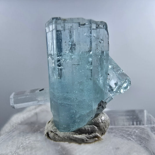 Seltene klare Aquamarin XX Stufe Erongo, Namibia 24*18*11mm