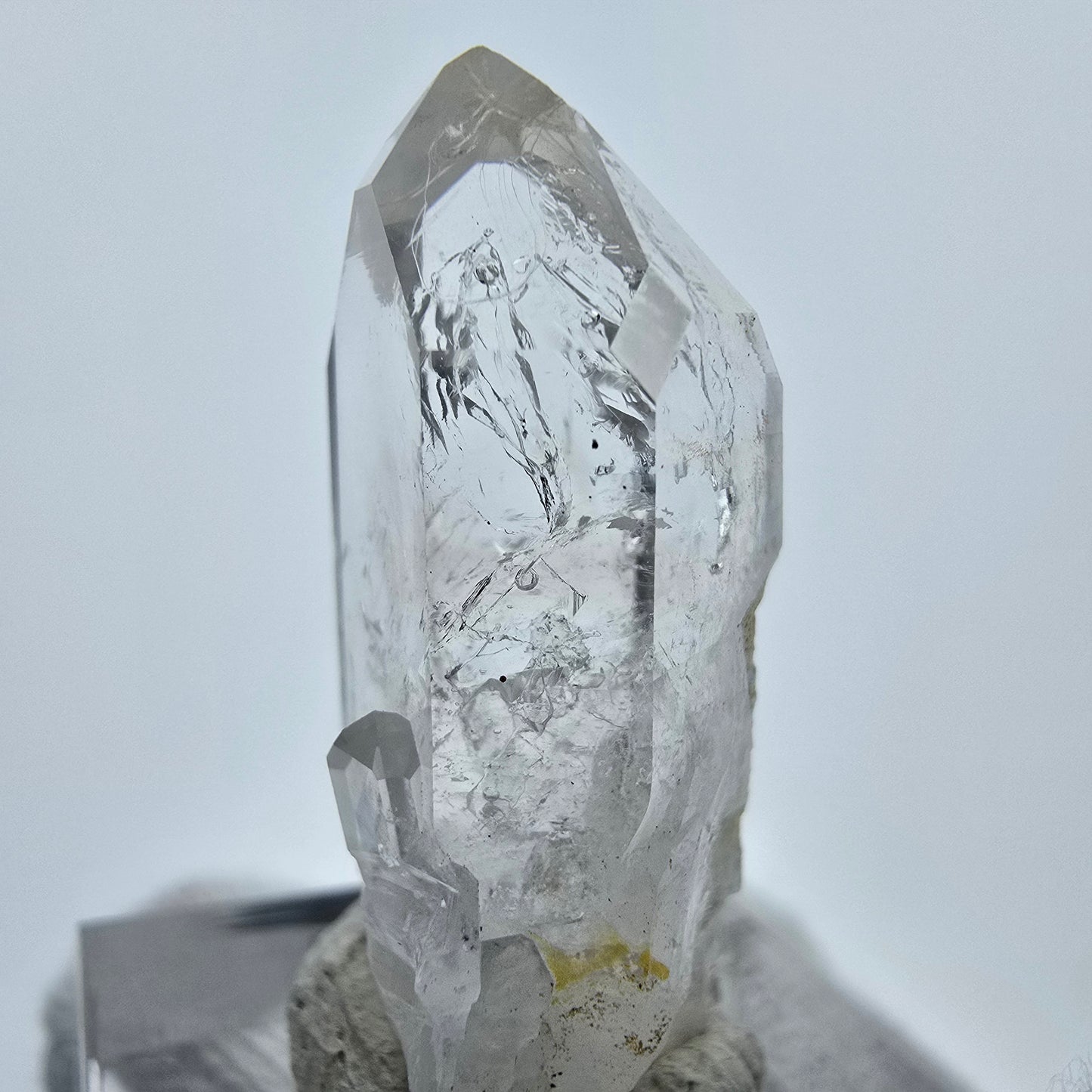 Enhydro Phantom Epidot Quarz, 3x Blase Streep Mine Goboboseb, Namibia 35*16*13mm