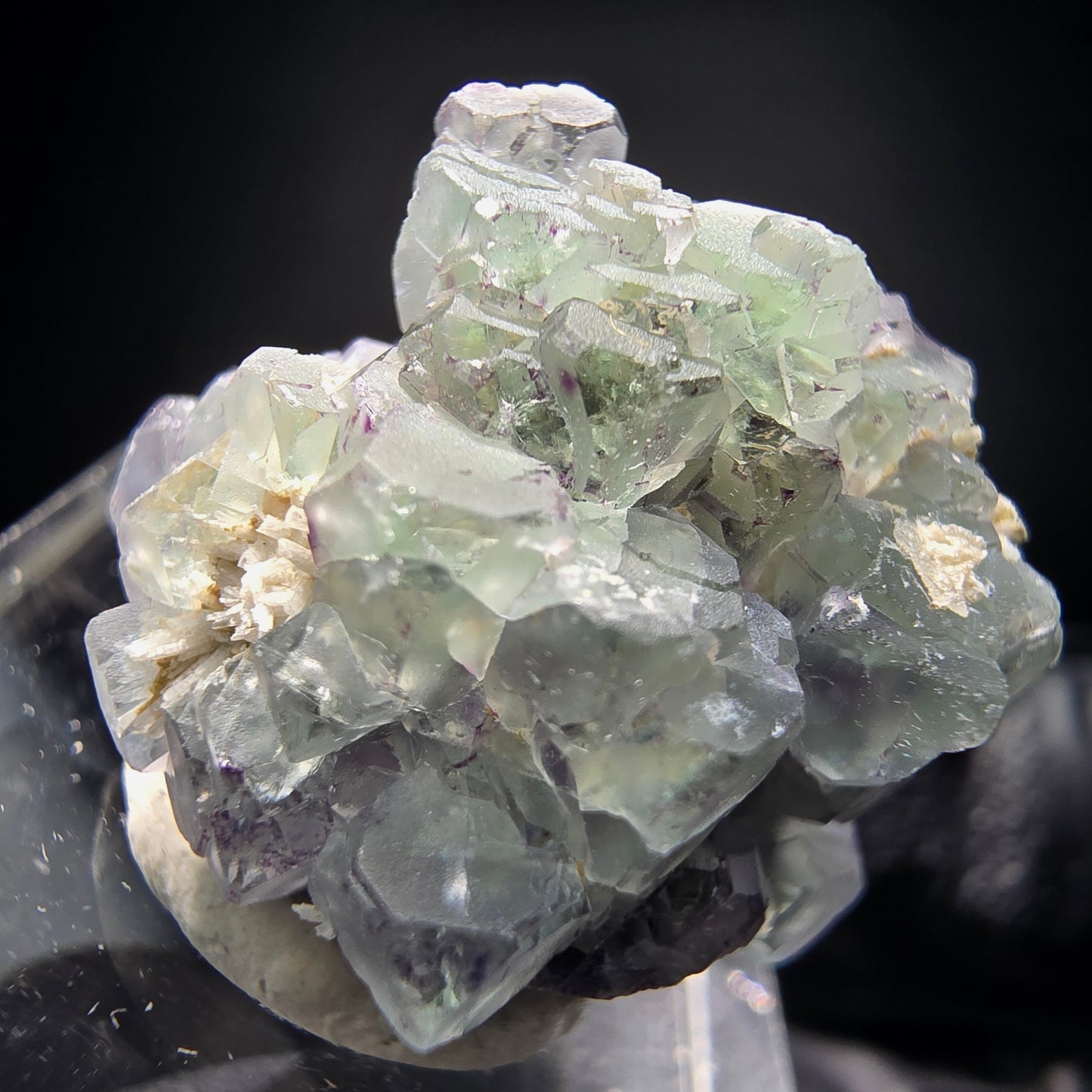 Phantom Fluorite Cube Tier Violet Vert Erongo Namibie 23*19*16mm Collection