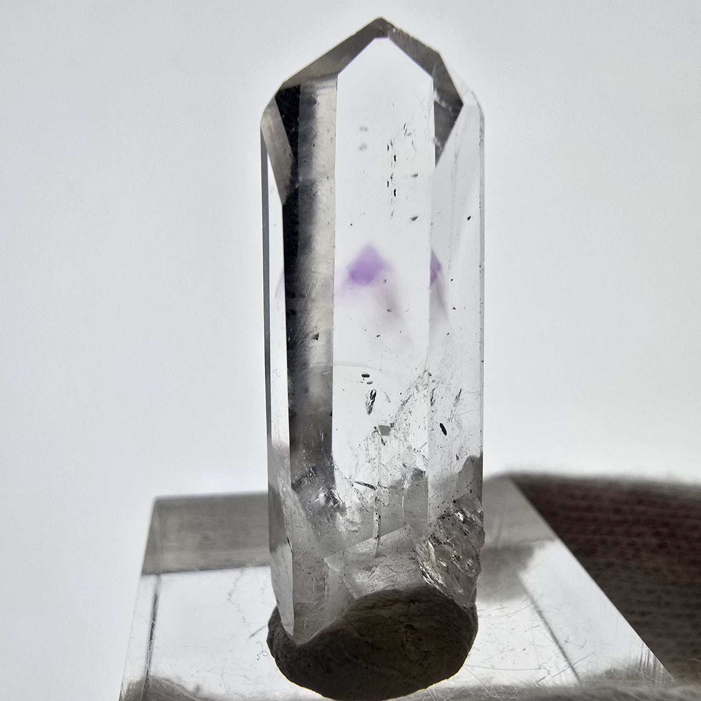 Phantom Amethyst with Analcim Streep Mine, Goboboseb, Namibia 33*11*11mm