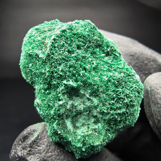 Spécimen rare de malachite, Kaokoveld vert, collection minérale namibie 24*22*16mm