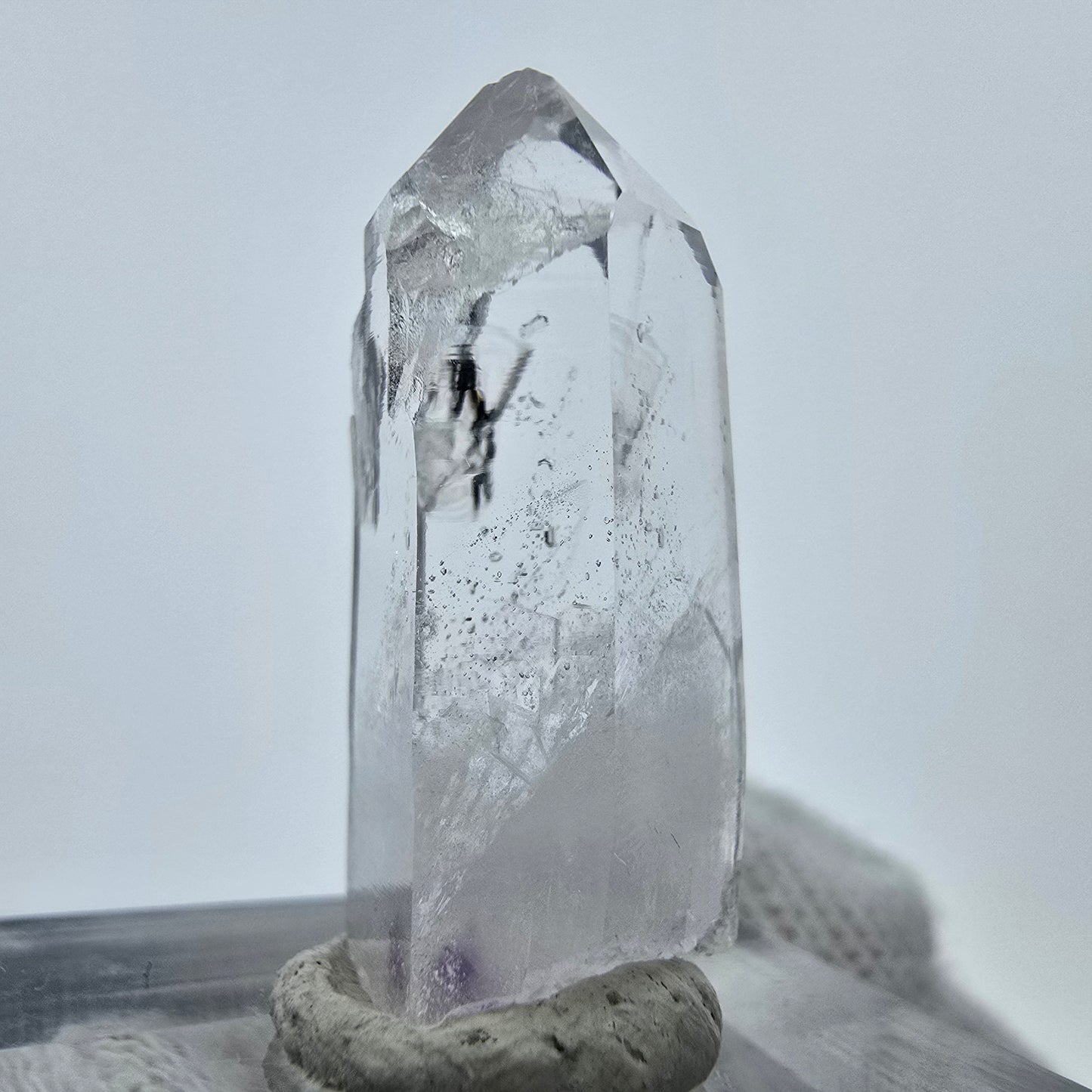 Klare Phantom Amethyst Spitze Streep Mine, Goboboseb, Namibia 28*13*10mm