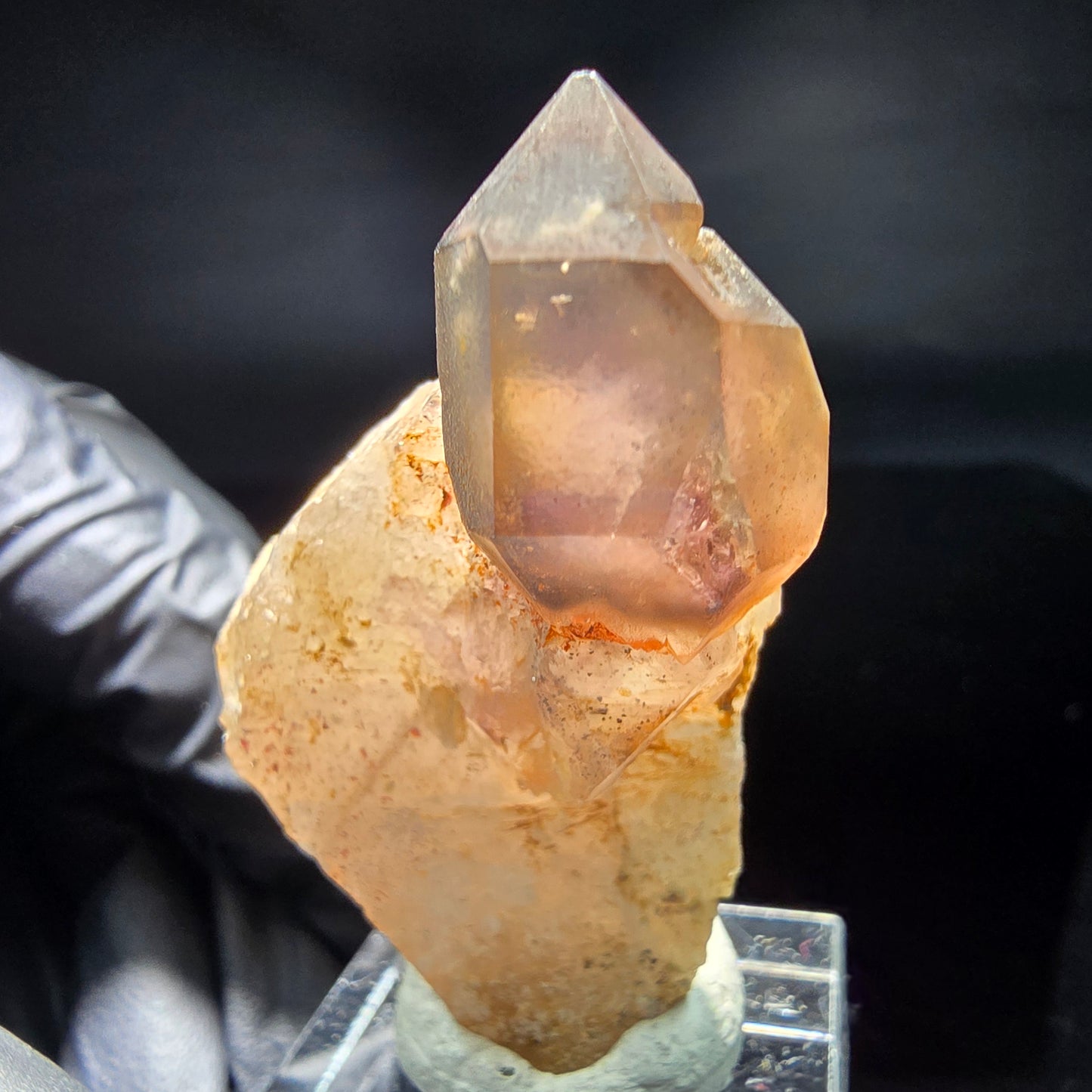 Schöne Phantom Amethyst Zepter Spitze Brandberg, Namibia 34*34*20mm Sammlung