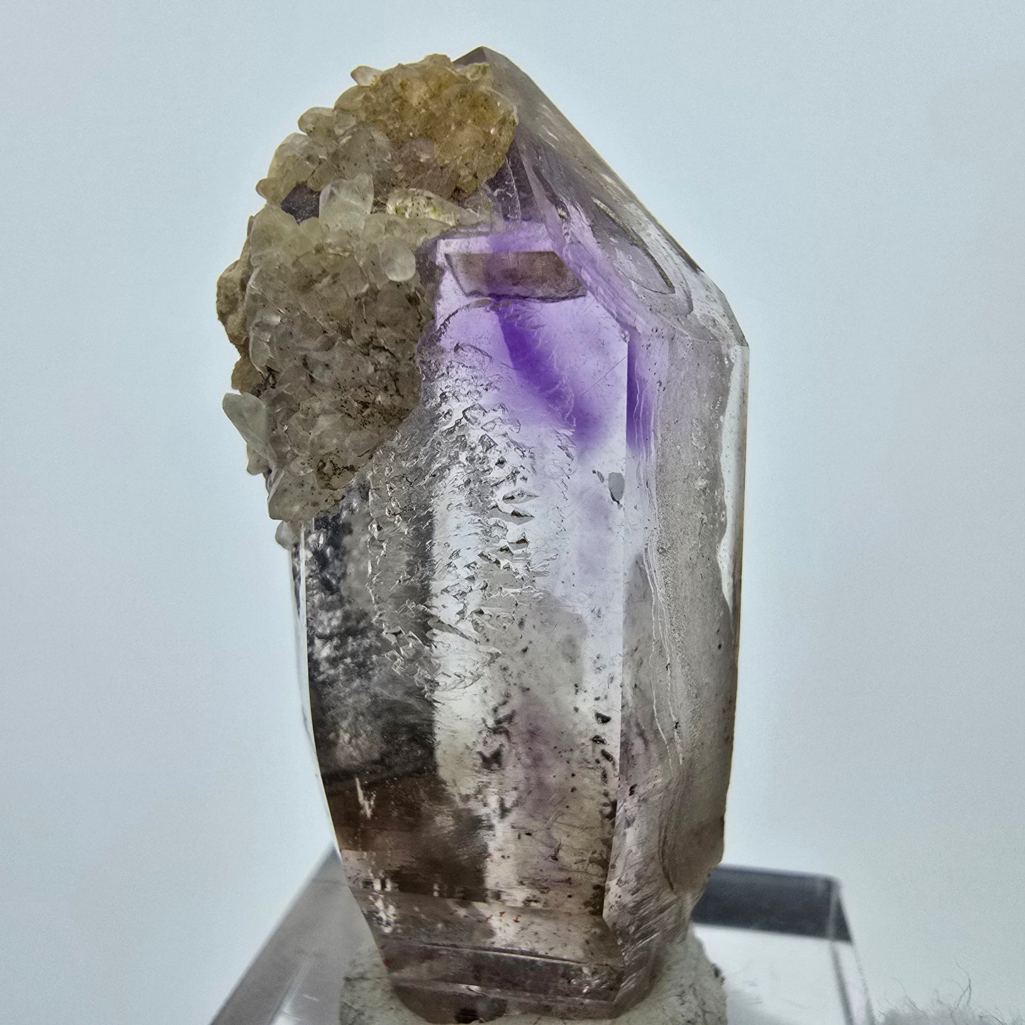 Phantom Amethyst, Fenster Zepter Quarz Goboboseb, Namibia 42*20*17mm, Sammlung