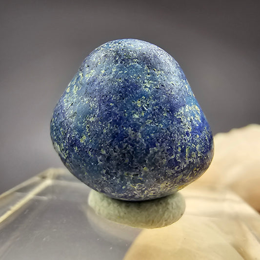 Seltene große Azurit Blueberry - poliert 16,1mm Durchmesser aus USA, New Mexico