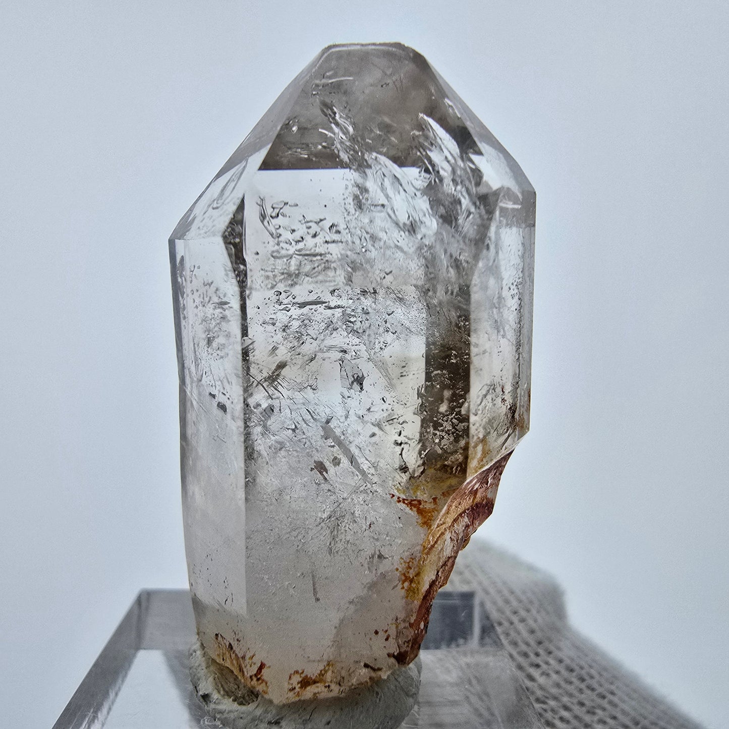 Klarer Phantom Rauchquarz Zepter Kristall Goboboseb, Namibia 41*23*21mm
