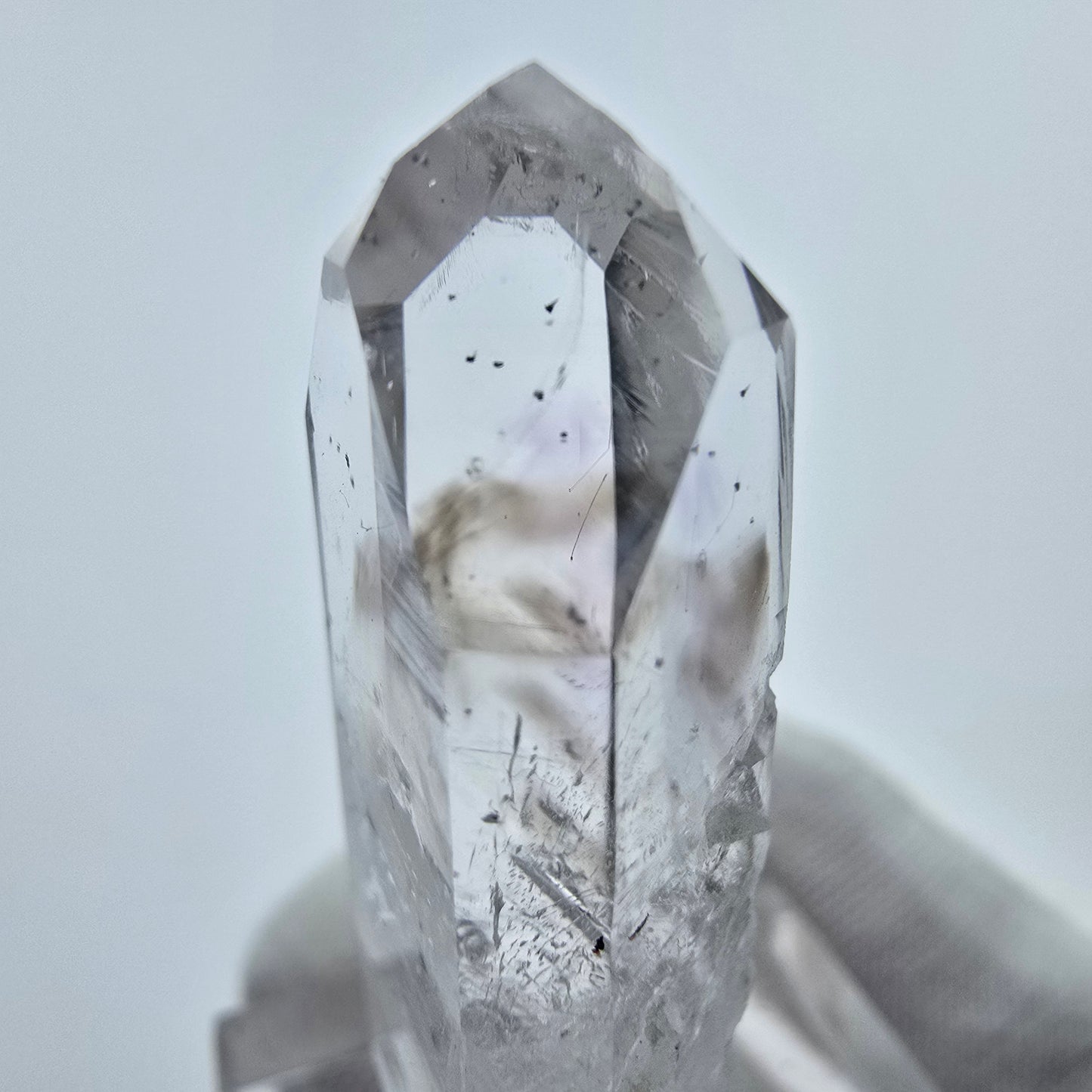 Enhydro Phantom Hämatit Amethyst Streep Mine, Goboboseb, Namibia 41*17*10mm
