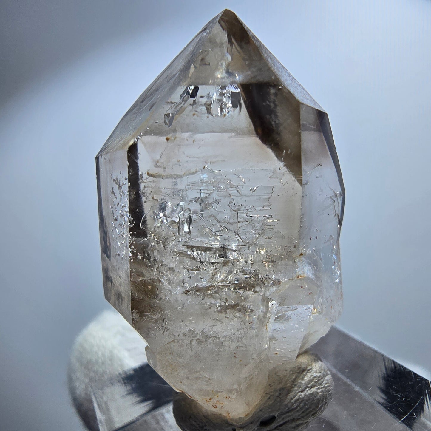 Clear Phantom Smoky Quartz Scepter Point Goboboseb, Namibia 36*21*19mm