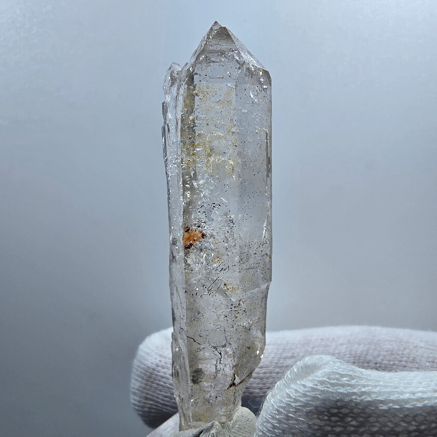 Phantom Smoky Quartz Skeleton Scepter Valentine Pocket Goboboseb Namibia 61*15*12mm