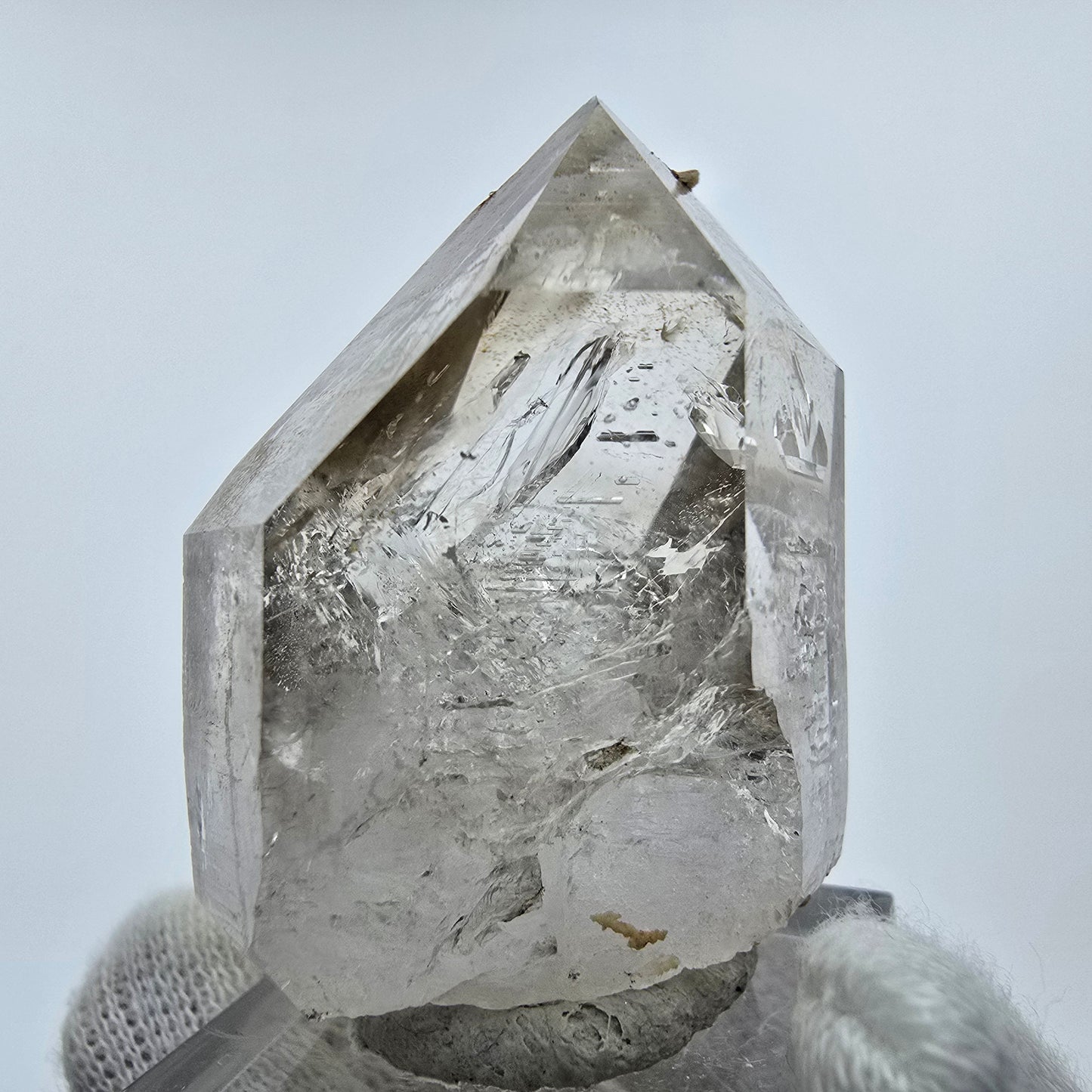 Enhydro Phantom Rauchquarz Zepter Kristall Goboboseb, Namibia 42*35*24mm