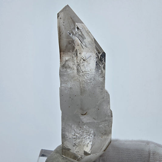 Große Phantom Rauchquarz DT Zepter Quarz Stufe 2x Goboboseb, Namibia 63*23*18mm