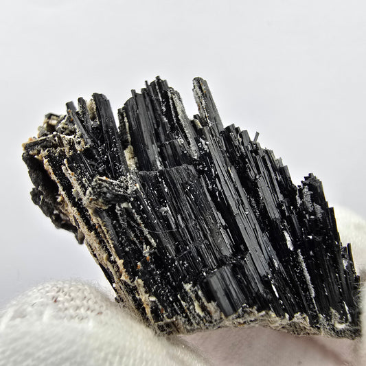 Seltene Schörl Turmalin Stufe schwarz Erongo, Namibia 31*25*20mm Sammlung