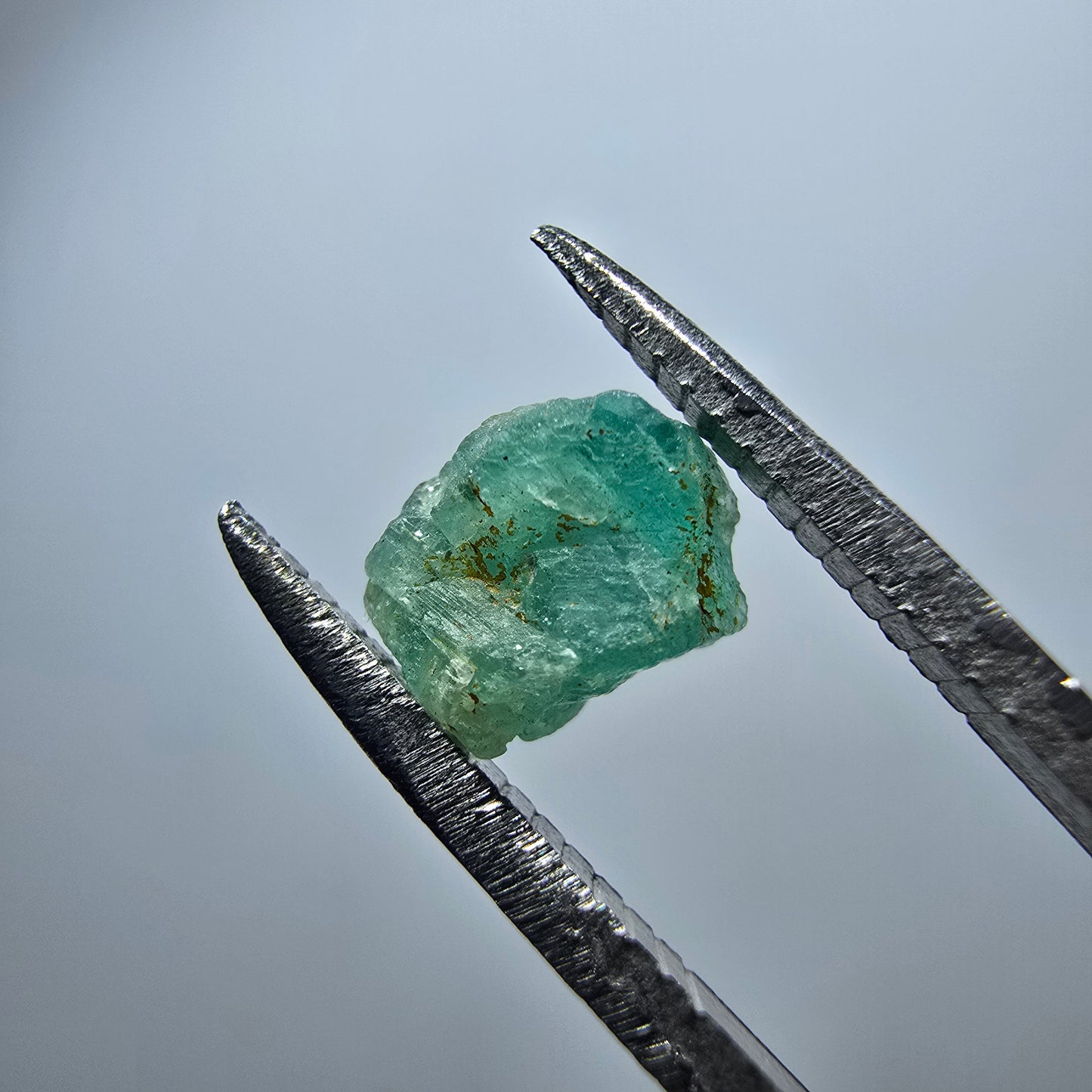 Cristal d'émeraude rare, vert Colombie #7974