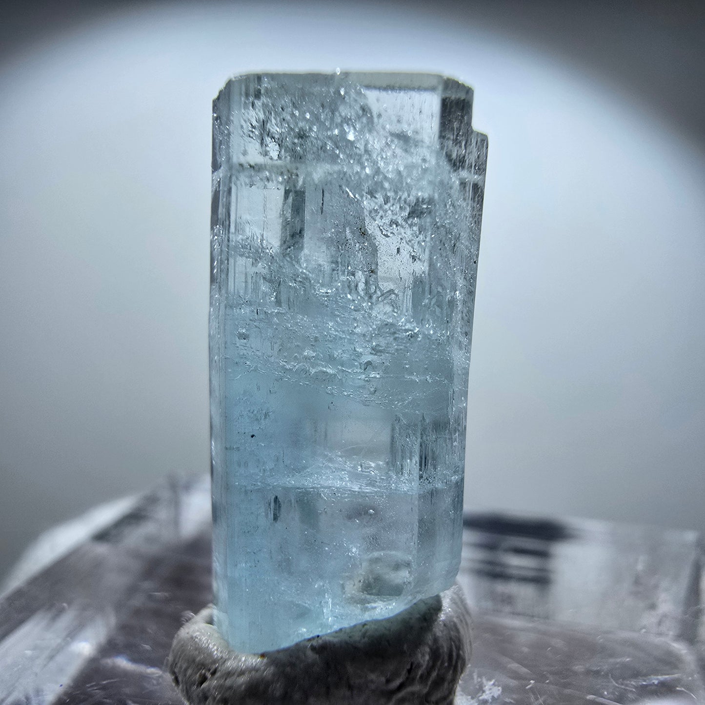 Klarer Aquamarin Kristall, blau Nagar, Pakistan 18*8*6mm