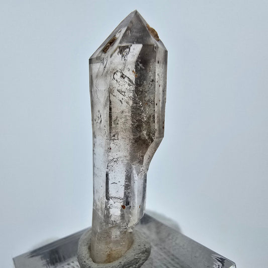 Klarer Phantom Rauchquarz Zepter Kristall Goboboseb, Namibia 41*13*8mm