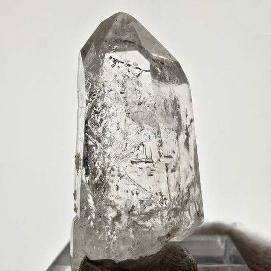 Enhydro Skelett Rauchquarz Zepter, 2x Blase Valentine Pocket, Namibia 35*18*12mm