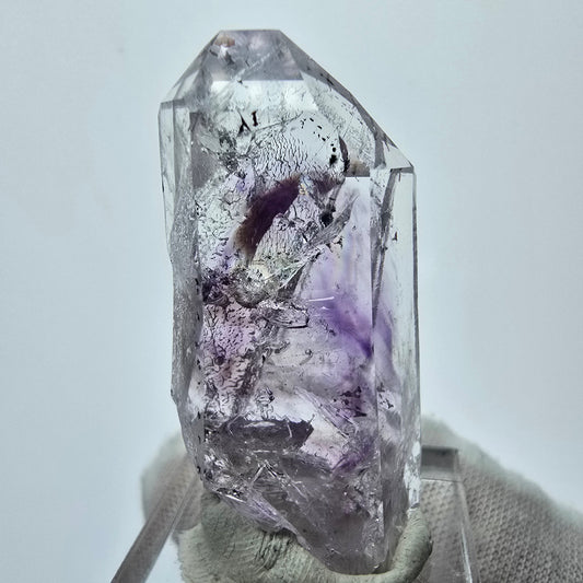 Mine d'améthyste fantôme Harlequin Enhydro Goboboseb Namibie 43*20*16mm