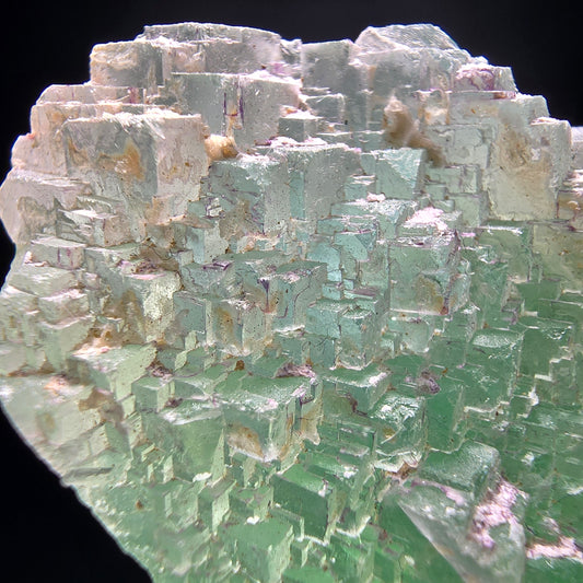 Klare Fluorit Würfel Stufe grün gestuft Omehane, Namibia 48*32*24mm Sammlung