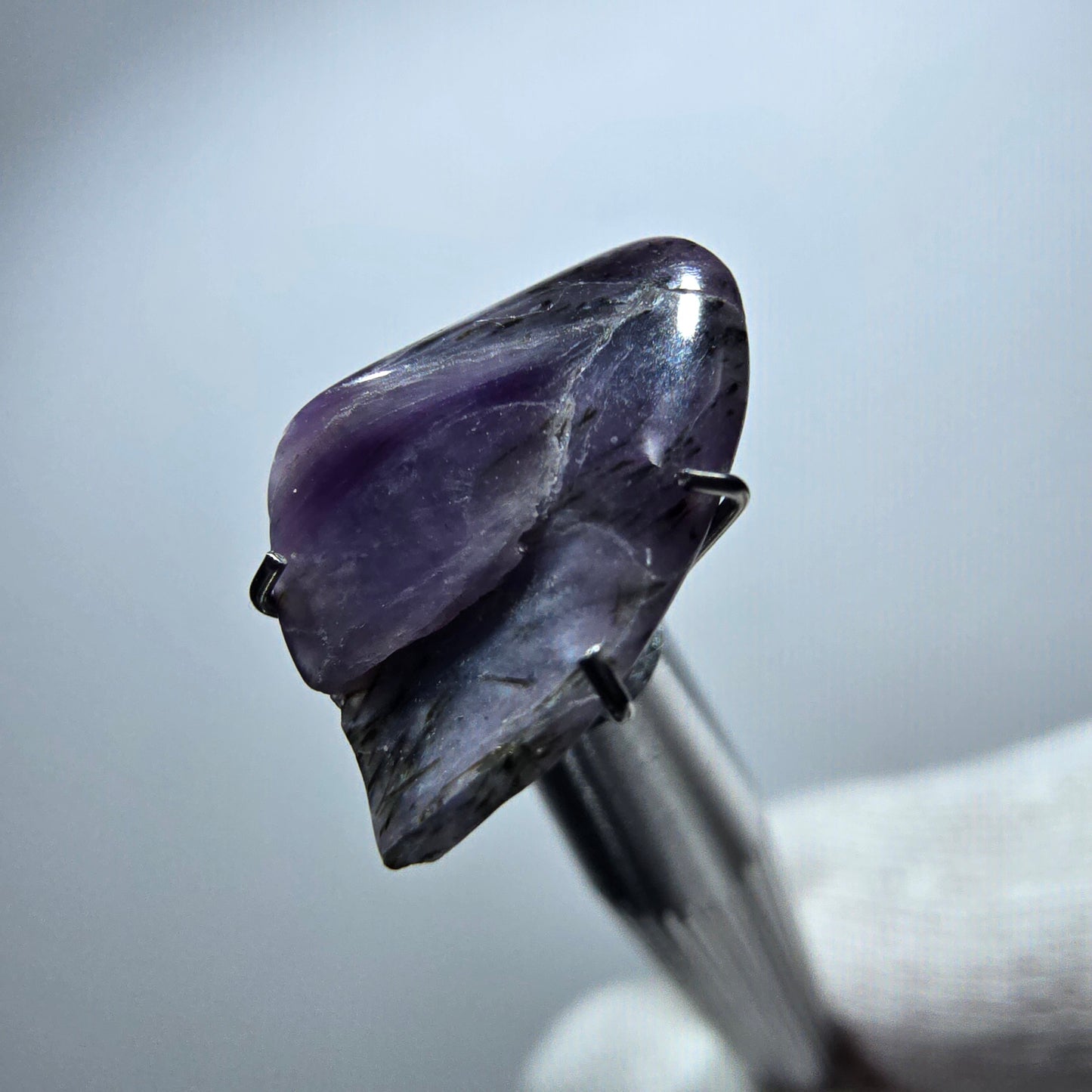 Rare Charoite crystal purple, polished Russia 16*9*4mm