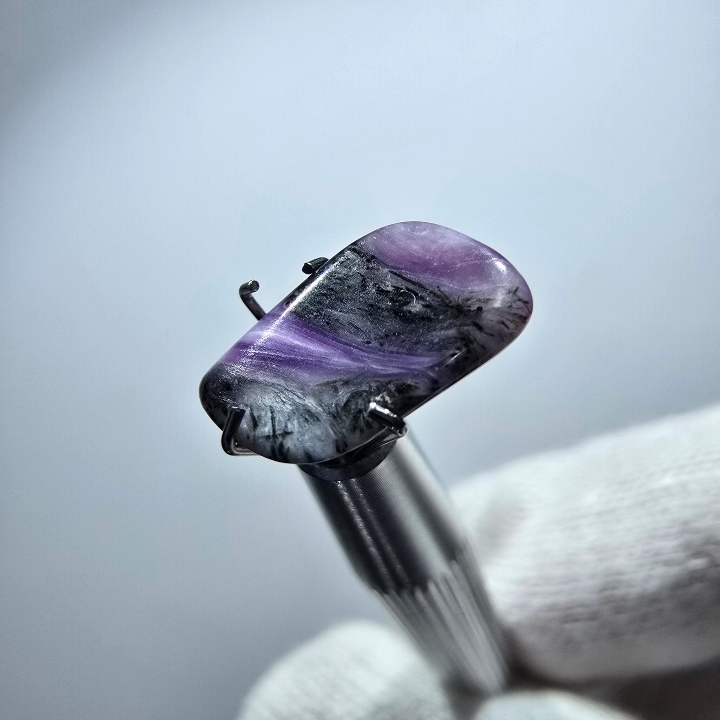 Rare Charoite crystal purple, polished Russia 12*7*3mm