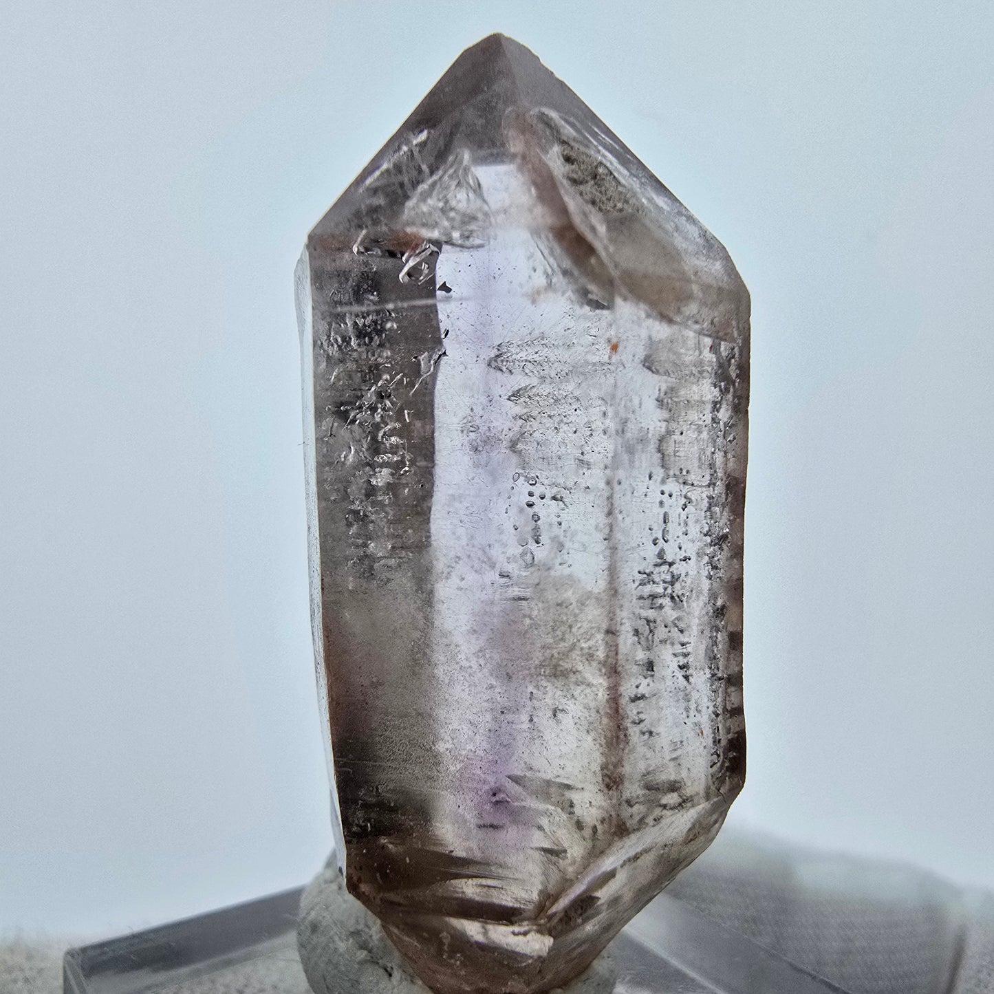 Enhydro skelett Phantom Amethyst DT Zepter Kristall Goboboseb Namibia 41*16*15mm
