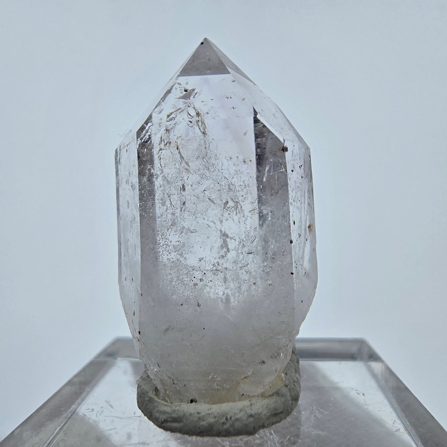 Enhydro Phantom Hämatit Quarz Kristall Streep Mine Goboboseb, Namibia 30*16*11mm
