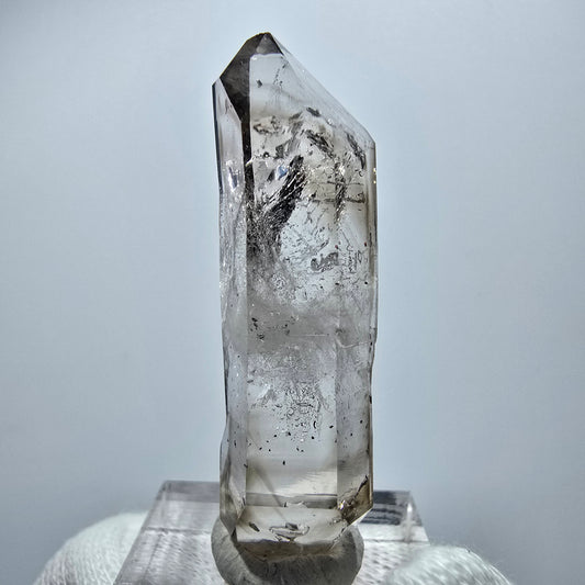 Klare Phantom Rauchquarz DT Zepter Spitze Goboboseb, Namibia 47*13*8mm